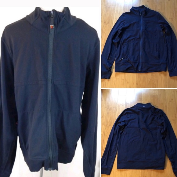 lululemon athletica Other - Lululemon Men's Navy Luon Full Zip Jacket